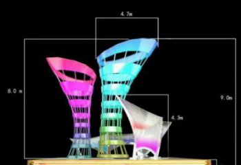 鐵藝酒瓶雕塑廠家，鏤空工藝，鏤空酒瓶雕塑制作