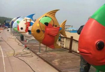 玻璃鋼仿真金魚雕塑 酒店公園雕塑 風景區擺件