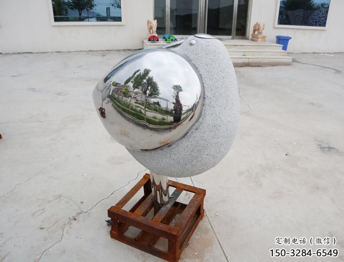 售樓部鳥類雕塑，景觀題材，抽象工藝