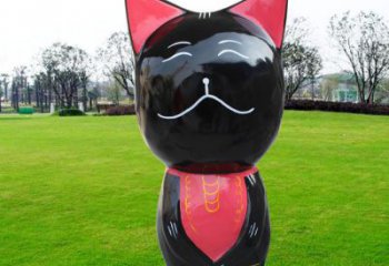 廣場小貓雕塑，動物擺件，仿古工藝