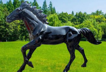 操場小馬雕塑，公園題材，仿真工藝