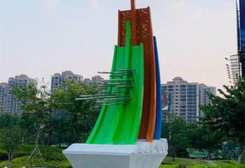 醫院帆船雕塑，仿古景觀雕塑，仿古擺件