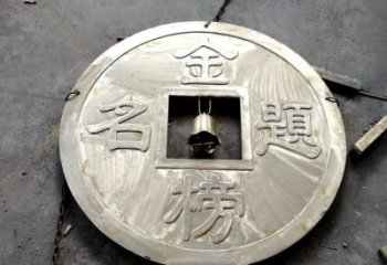 廣場銅錢雕塑，抽象水景雕塑，鑄銅效果