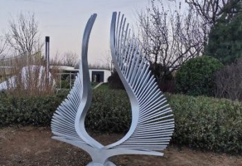 幼兒園翅膀雕塑，鐵藝文化雕塑，鑄造制作