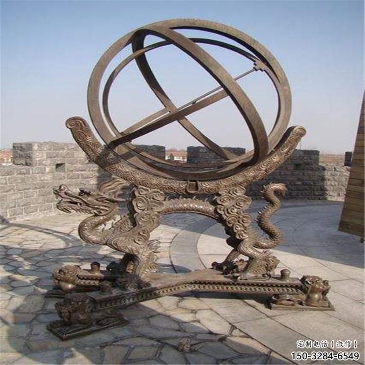 室內(nèi)地動(dòng)儀雕塑，拉絲景觀雕塑，抽象效果