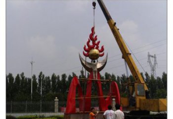 景觀場(chǎng)火炬雕塑 仿真景觀小品 景觀雕塑