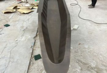 鋼管船艇雕塑 異形噴水小品 農(nóng)村雕塑
