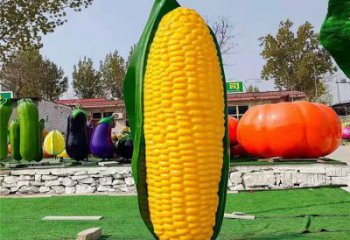 大門口玉米雕塑 發光公園農作物雕塑 仿真雕塑