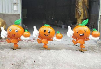 檸檬雕塑，水果仿真擺件，公園廣場雕塑 (4)