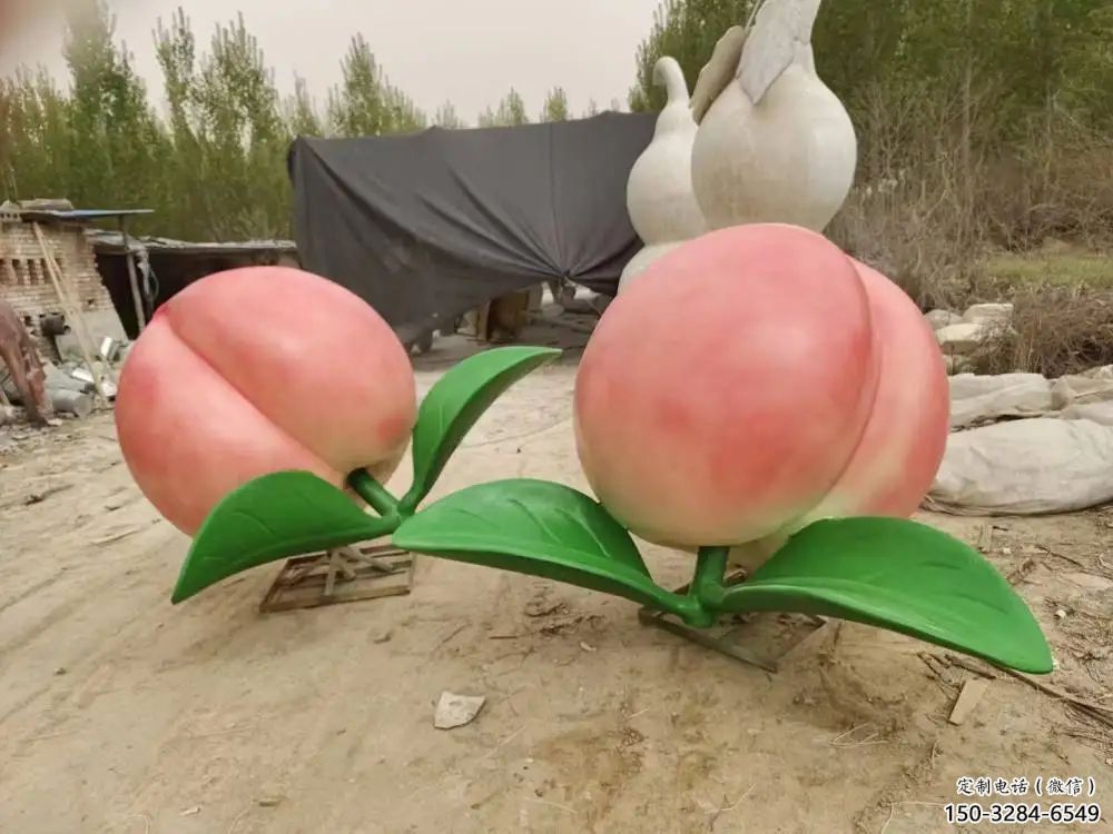 步行街桃子雕塑 游樂場(chǎng)果蔬雕塑 鑄造水果雕塑 步行街桃子雕塑 游樂場(chǎng)果蔬雕塑 鑄造水果雕塑