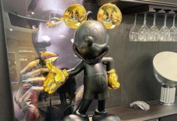 唐老鴨雕塑 大型別墅區卡通雕塑 農村動漫雕塑