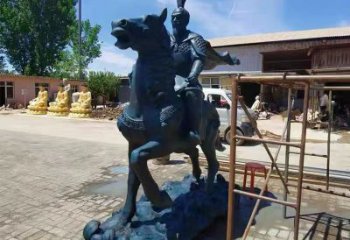岳飛雕塑 歐式步行街名人雕塑 大型商場(chǎng)肖像雕塑