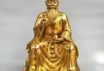 鑄造扁鵲雕塑 中式村口名醫(yī)雕塑 景觀藥王雕塑