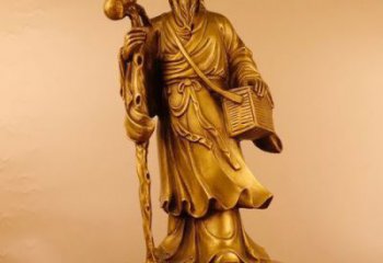 華佗雕塑 彩繪剪紙名醫雕塑 現代藥王雕塑