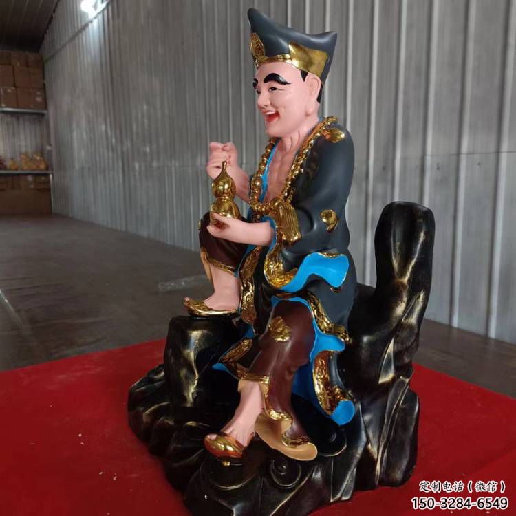 廣場(chǎng)濟(jì)公雕塑 抽象景觀古代雕塑 烤漆神話(huà)雕塑