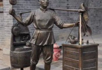房地產火鍋雕塑 現(xiàn)代民俗雕塑 幾何小吃雕塑