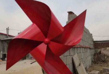 風車雕塑 烤漆大型旋轉(zhuǎn)雕塑 歐式旋轉(zhuǎn)雕塑