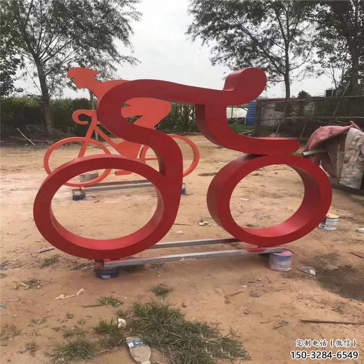 戶外自行車雕塑 噴漆體育雕塑 燈光運(yùn)動(dòng)員雕塑 戶外自行車雕塑 噴漆體育雕塑 燈光運(yùn)動(dòng)員雕塑