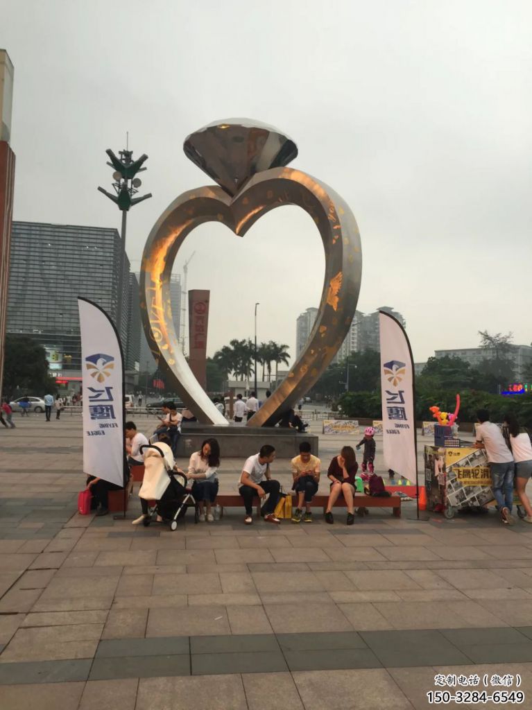 指環雕塑 標識校園戒指環雕塑 商業街標識雕塑 指環雕塑 標識校園戒指環雕塑 商業街標識雕塑