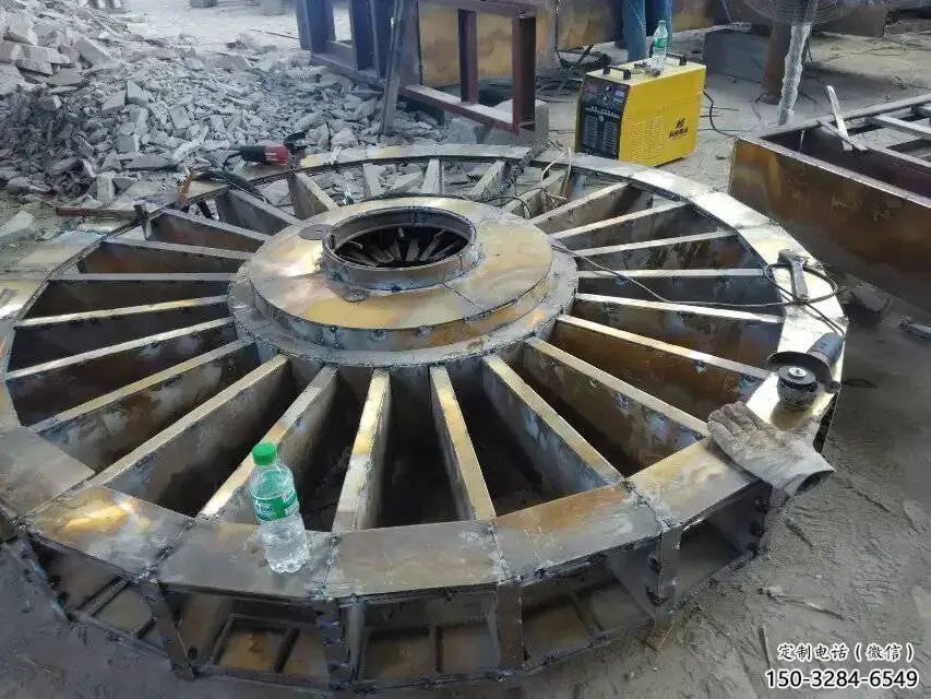 烤漆水車(chē)雕塑 鋼管仿古雕塑 鑄造工藝雕塑 烤漆水車(chē)雕塑 鋼管仿古雕塑 鑄造工藝雕塑