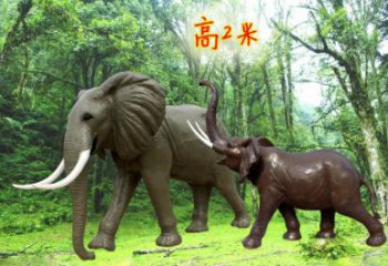 雕塑大象景觀制造，動物小品，景觀仿真大象雕塑優(yōu)價