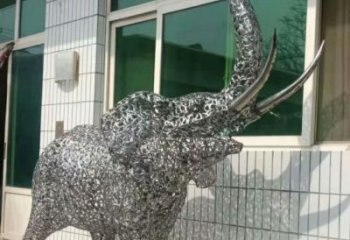 大象雕塑通用，街頭雕塑，鏤空大象雕塑標(biāo)準(zhǔn)