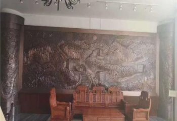 門口浮雕點擊，地標擺件，鑄銅城堡浮雕承接
