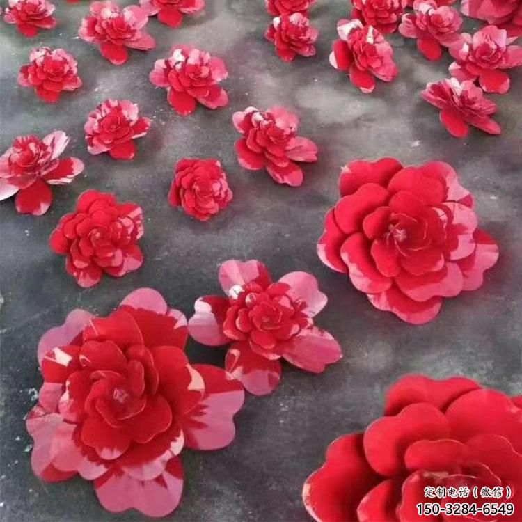 紀念花籃雕塑生產，廣場雕塑，玫瑰花花籃雕塑展品