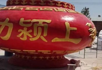 花籃雕塑訂做供需，景區(qū)雕塑，烤漆玻璃鋼花籃雕塑定價