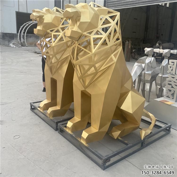 廣場(chǎng)獅子雕塑批發(fā),動(dòng)物系列,不銹鋼獅子雕塑制作 廣場(chǎng)獅子雕塑批發(fā),動(dòng)物系列,不銹鋼獅子雕塑制作