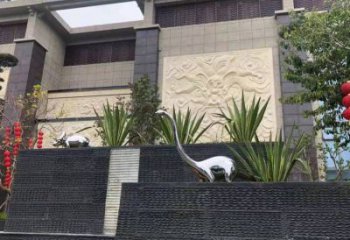 廣場恐龍雕塑供需，廣場雕塑，景觀鏡面恐龍雕塑定制