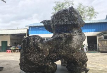 景區(qū)獅子雕塑供給，編織工藝雕塑，鋼絲獅子雕塑制作