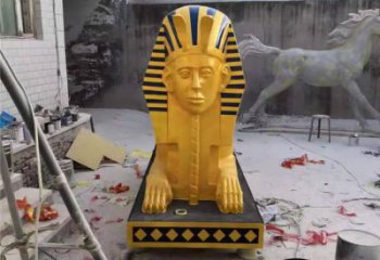 仿真獅子雕塑制作，陸地擺件，獅子人獸雕塑制造商