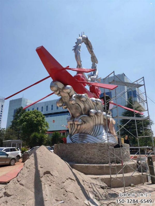 海浪紋雕塑制作，城市裝飾，不銹鋼海浪紋雕塑標(biāo)準(zhǔn)