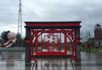 愛(ài)字雕塑供需，廣場(chǎng)雕塑，城市廣場(chǎng)福字雕塑廠家