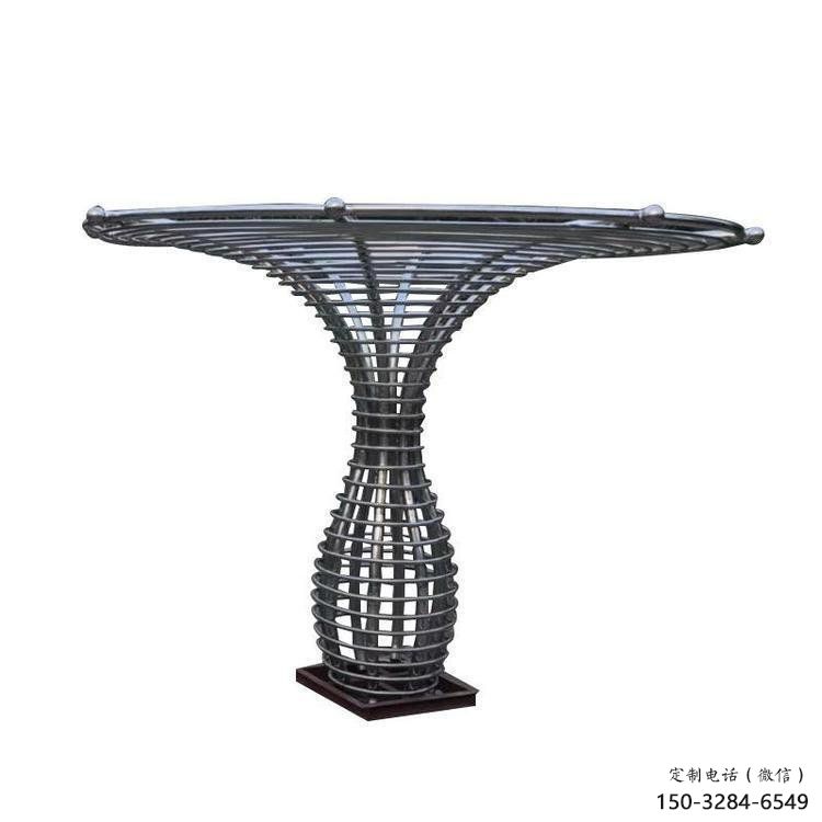 遮陽(yáng)樹雕塑常用，鋼管組合，景觀鏤空遮陽(yáng)樹雕塑定價(jià)