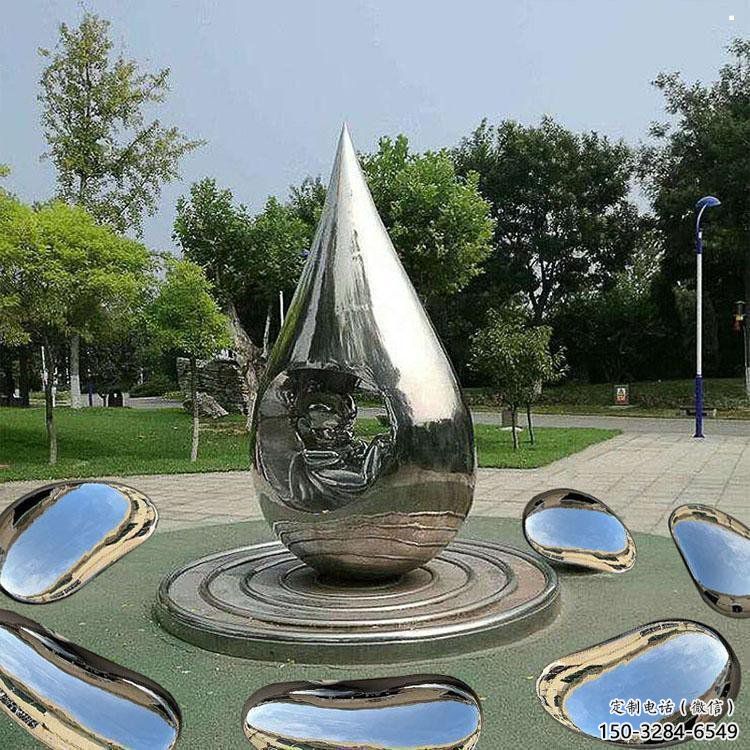 水滴雕塑供應，校園雕塑，不銹鋼水滴雕塑廠家供求