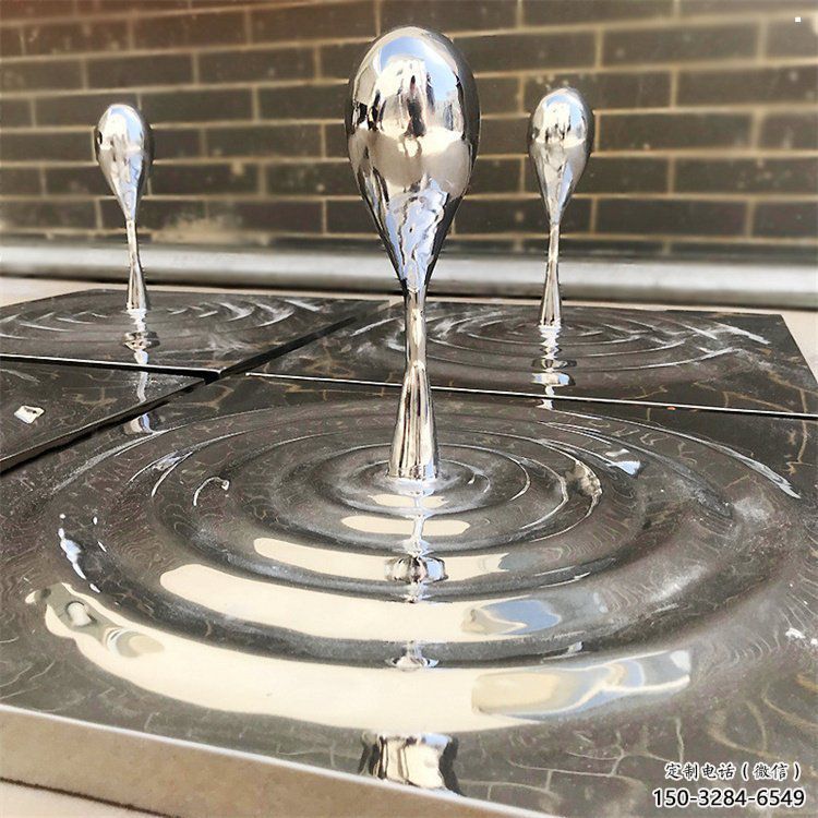 水滴雕塑指用，景觀雕塑，不銹鋼水滴雕塑點擊