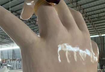 手指雕塑制作，市標雕塑，玻璃鋼手指雕塑廠家常用