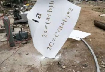 書卷雕塑預(yù)定，美陳雕塑，不銹鋼書卷雕塑廠家選用