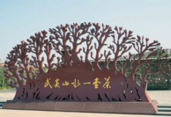 鏤空樹雕塑訂做，城市雕塑，鏤空剪紙樹雕塑精品