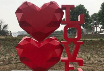 love字母雕塑承接，鍛造工藝，不銹鋼love雕塑廠家