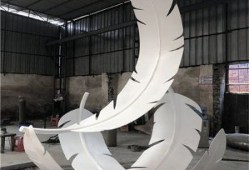 羽毛雕塑預(yù)定，城區(qū)小品，民俗烤漆羽毛雕塑制造商