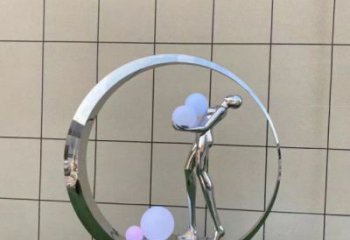 仙子雕塑精選，景觀概念，圓環仙子雕塑觀賞型