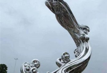 云朵雕塑，鏤空景觀雕塑，抽象效果