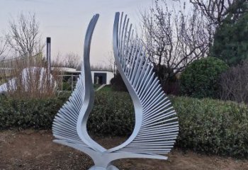 幼兒園翅膀雕塑，鐵藝文化雕塑，鑄造制作