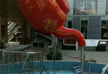 池州鐵藝水景天壺雕塑，噴泉雕塑，抽象天壺雕塑制作