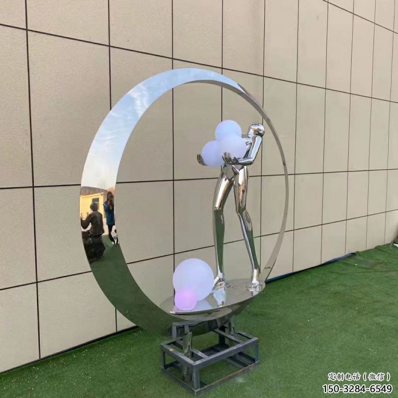 建鄴仙子雕塑展品，公園小品，景觀圓環仙子雕塑生產商