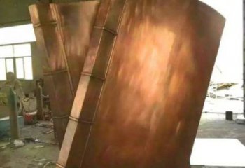 襄樊鑄銅書籍供應，街景小品，銅書籍雕塑廠家優(yōu)價