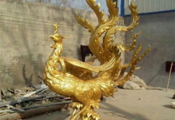 株洲鳳凰雕塑廠家，鍛造工藝，銅鳳凰雕塑廠家承接